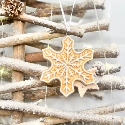 Ceramic Christmas Cookie Hanging Decoration