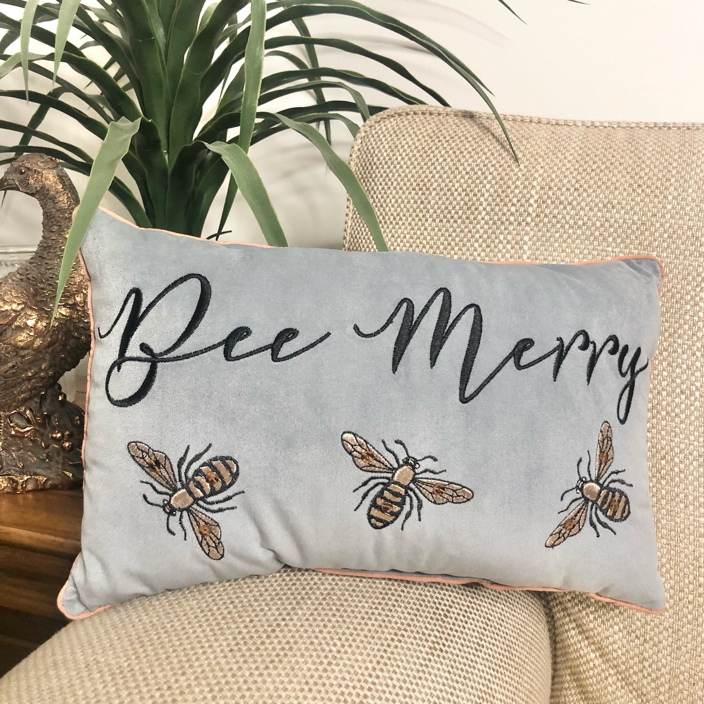 Bee Merry Cushion