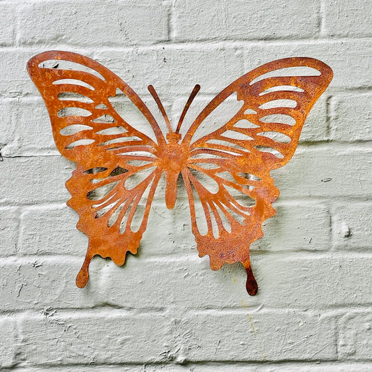Rusty Metal Butterfly | Garden Decor