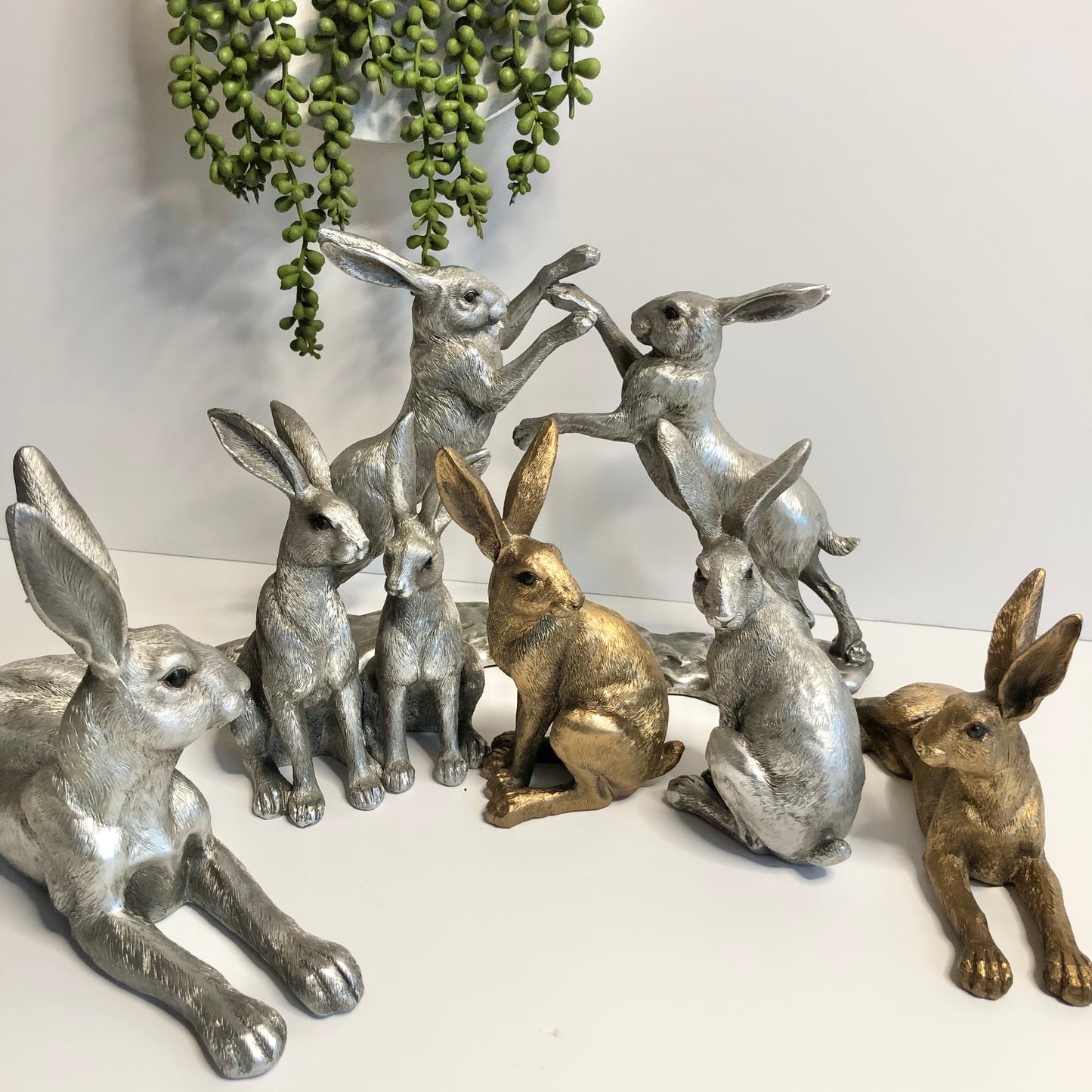 Silver & Bronze Hares
