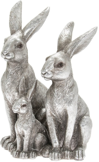 Silver and Bronze Hares