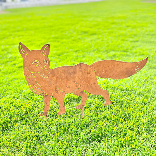 Rusty Fox | Garden Fox | Silhouette Garden Fox  | Garden Decor