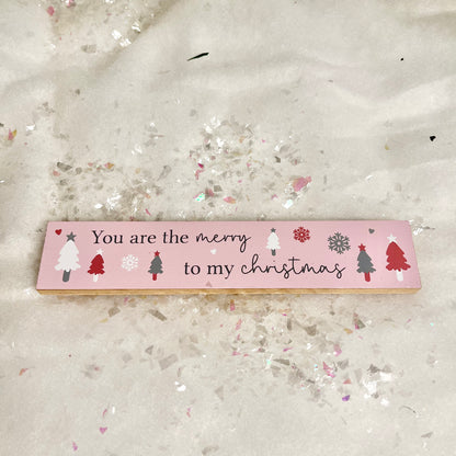 Christmas Wooden Plaques with Quotes