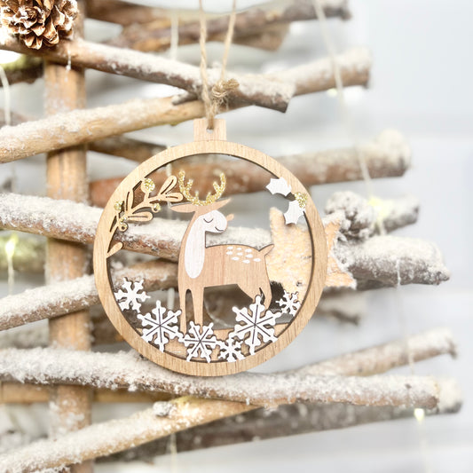 Christmas Decoration | Wooden | Reindeer | Snowman