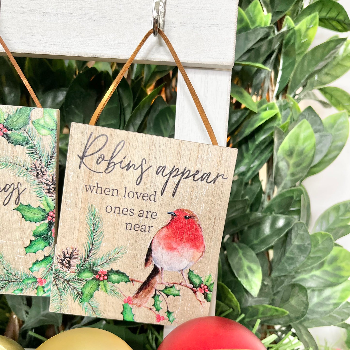 Robin Hanging Christmas Quotes