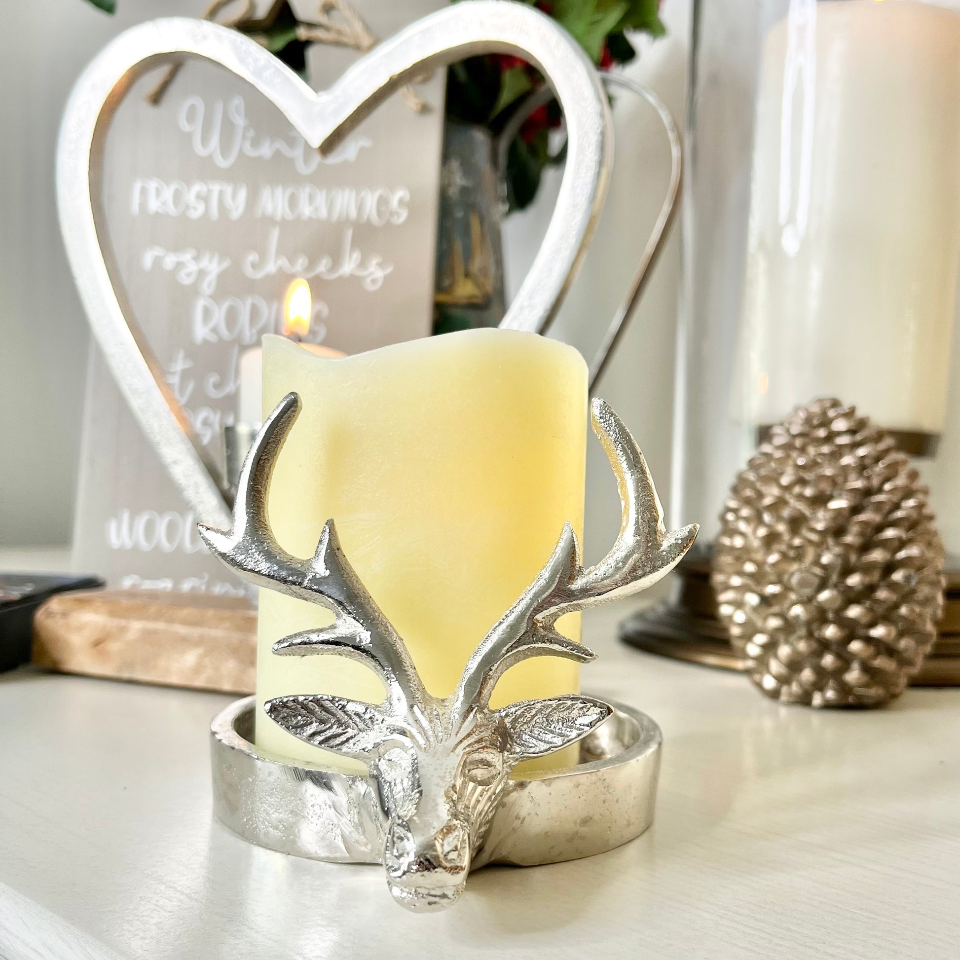 Stag Candle Holder from Fig and Rose