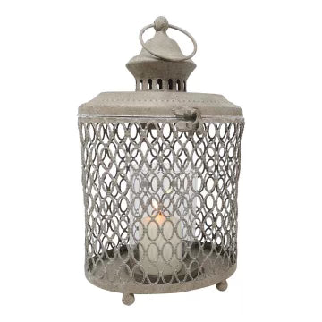 Lantern | Oval Lantern | Antique Stone Grey