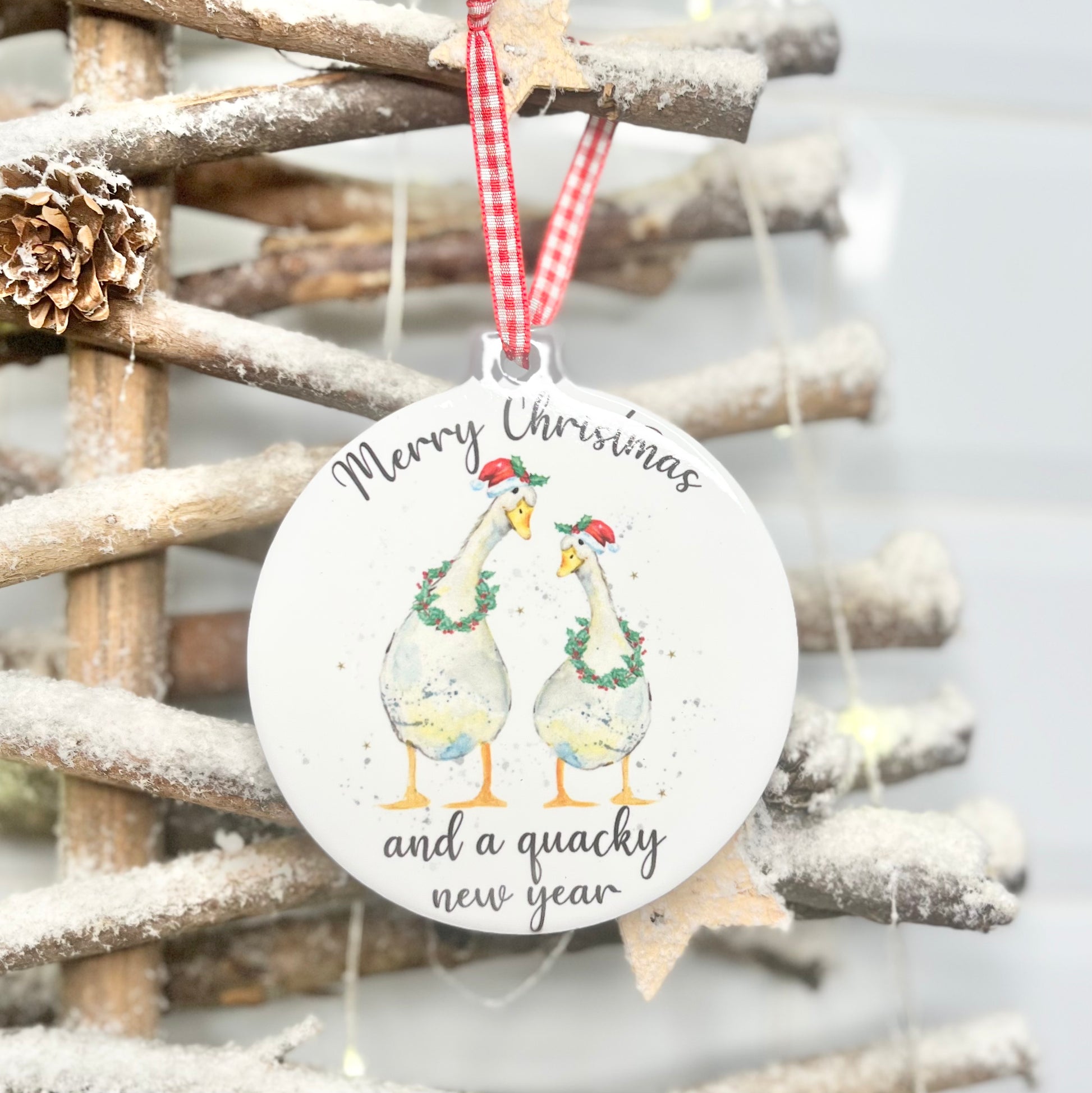 Duck Christmas Tree Decorations from Fig and Rose.