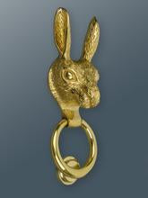 Brass Hare Door Knockers - Brass Finishfrom Fig and Rose