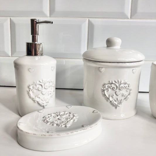 Ceramic Heart Soap Dish