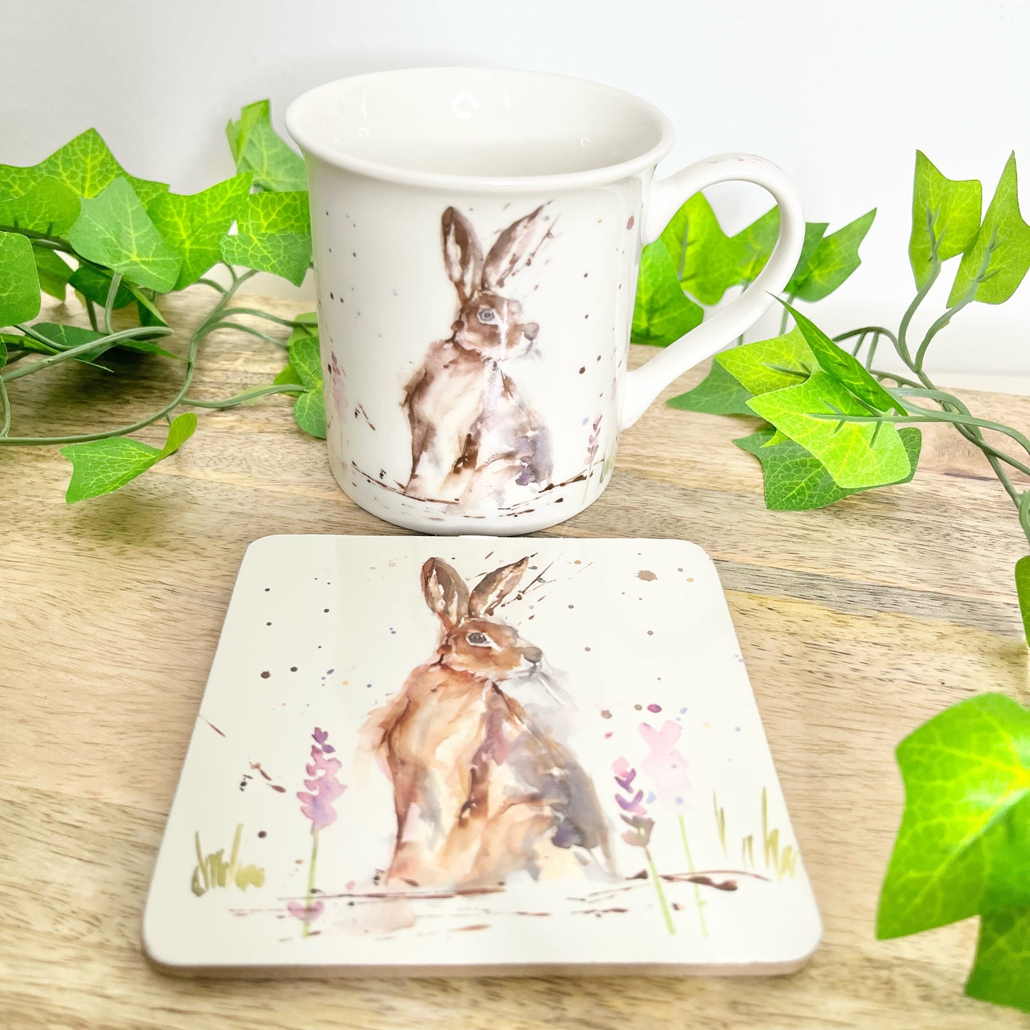 Hare Mug and Coaster