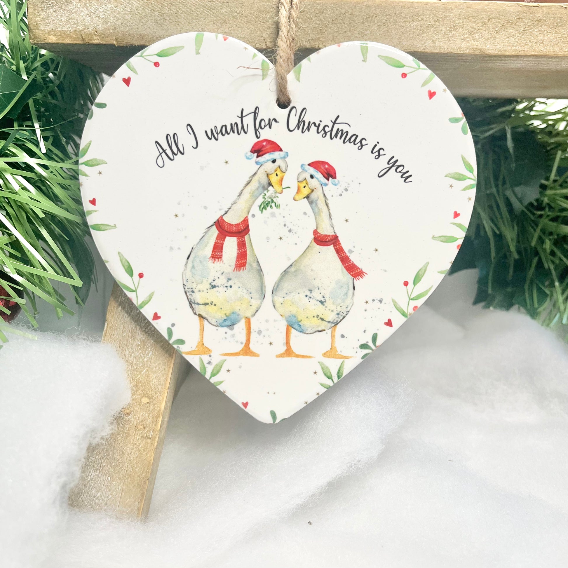 Christmas Duck Decorationfrom Fig and Rose