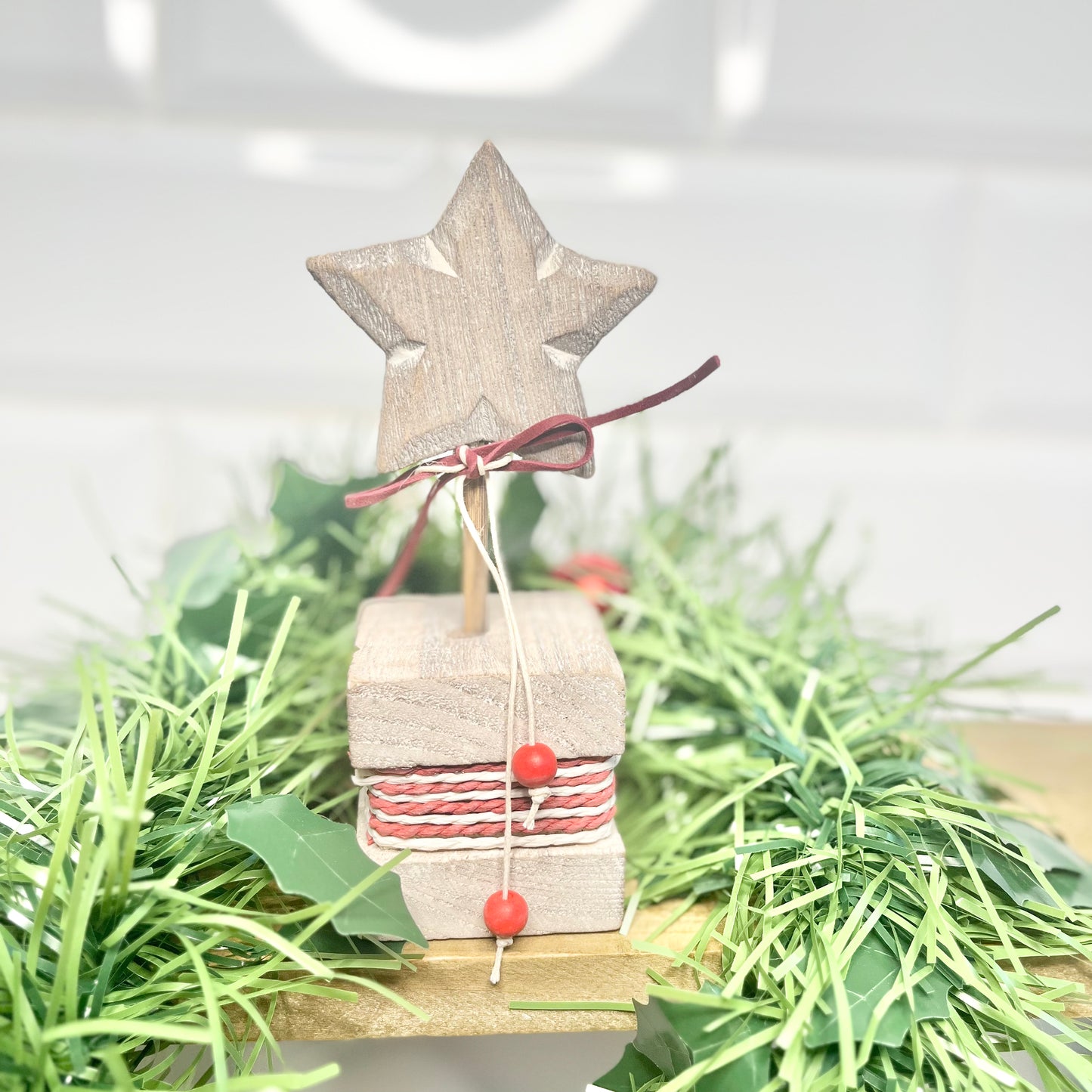 Christmas Wooden Ornaments - Star, Heart & Tree