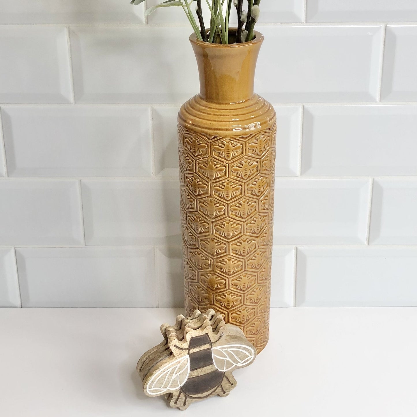 Bee Ceramic Vase