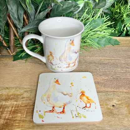 Duck Mug and Coaster from Fig and Rose