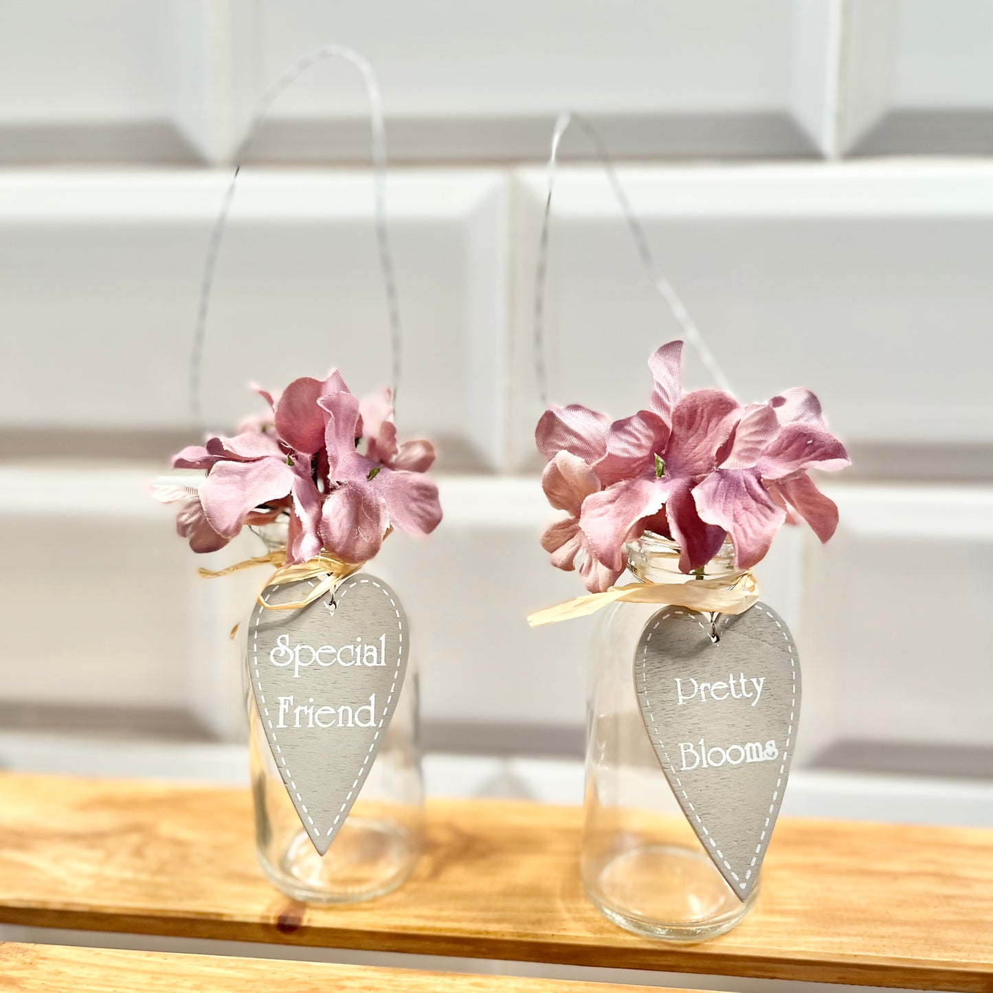 Mini Clear Vase: Pretty Blooms or Special Friend